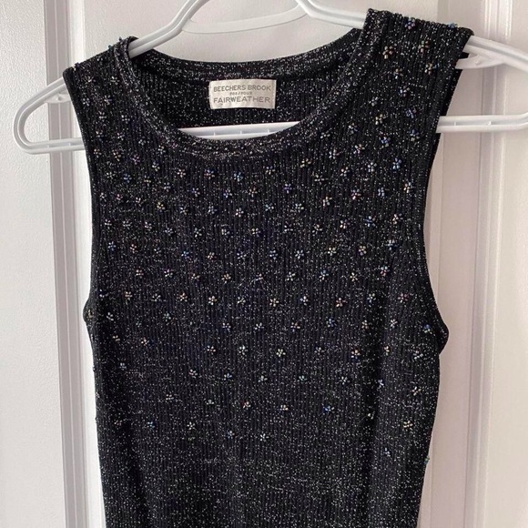 90s Glittery Sleeveless Top (S) - Picture 6 of 8
